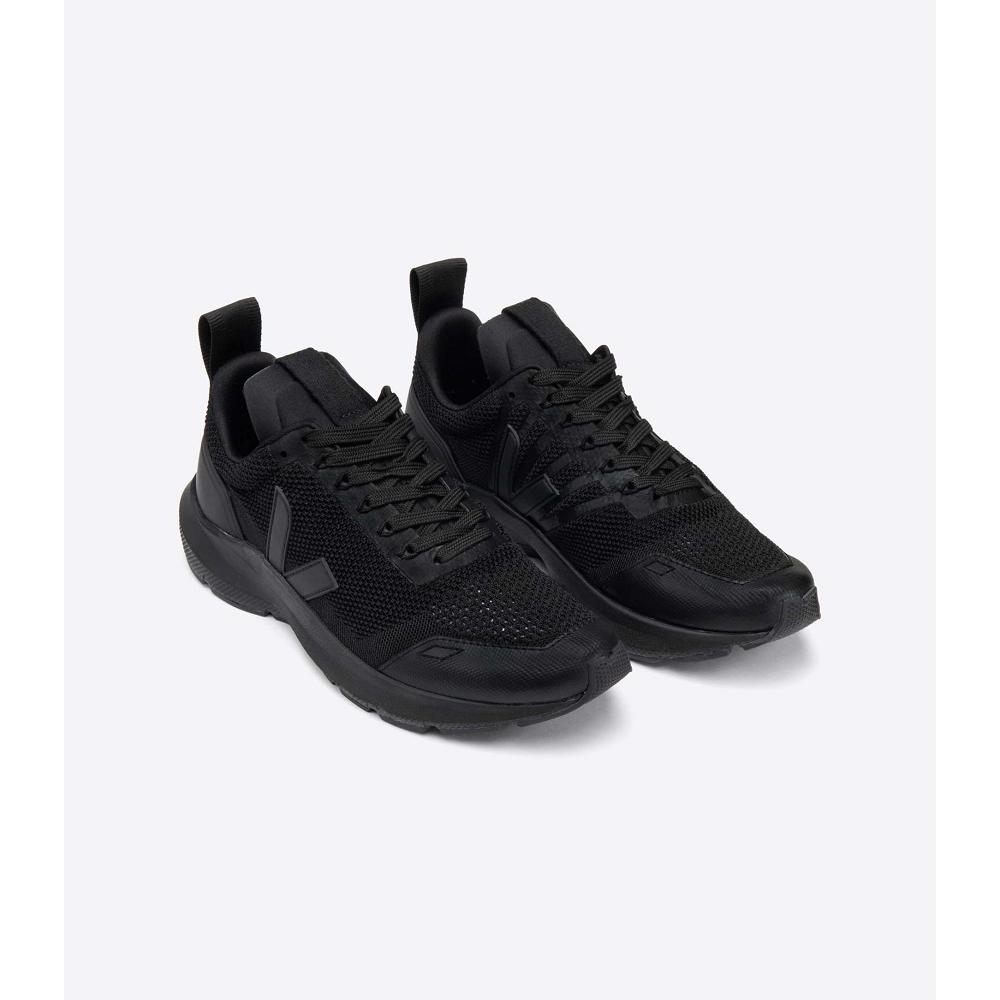 παπουτσια ανδρικα Veja PERFORMANCE RUNNER V-KNIT RICK OWENS μαυρα | GR 259FDN